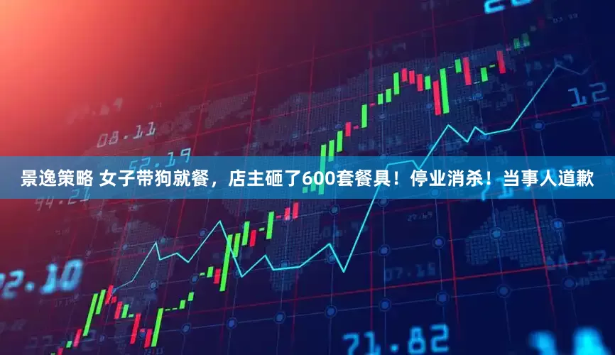 景逸策略 女子带狗就餐，店主砸了600套餐具！停业消杀！当事人道歉